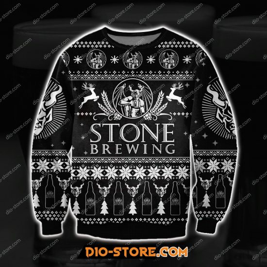Stone Brewing 3D All Over Print Ugly Christmas Sweatshirt