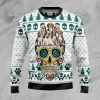 Sugar Skull Beagles Dog Ugly Christmas Sweater