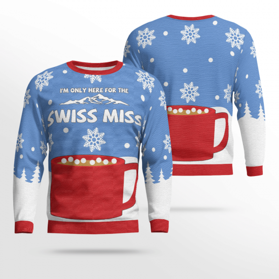 Swiss Miss Ugly Christmas Sweater Sweatshirt Xmas Gift - Colins Store