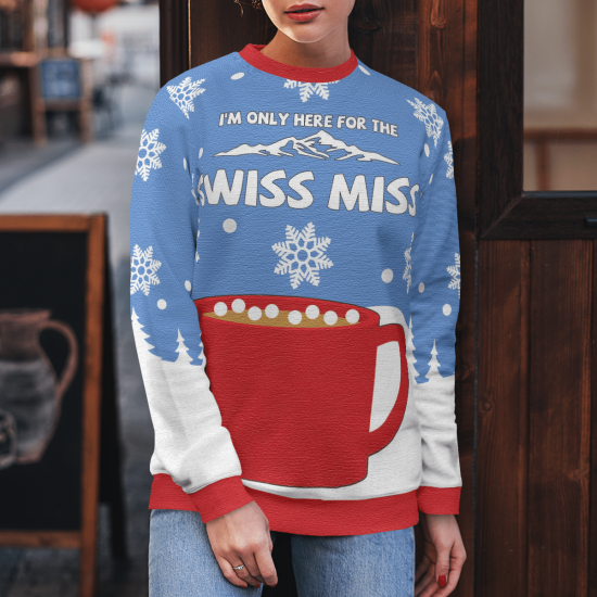 Swiss Miss Ugly Christmas Sweater Sweatshirt Xmas Gift Colins Store 7