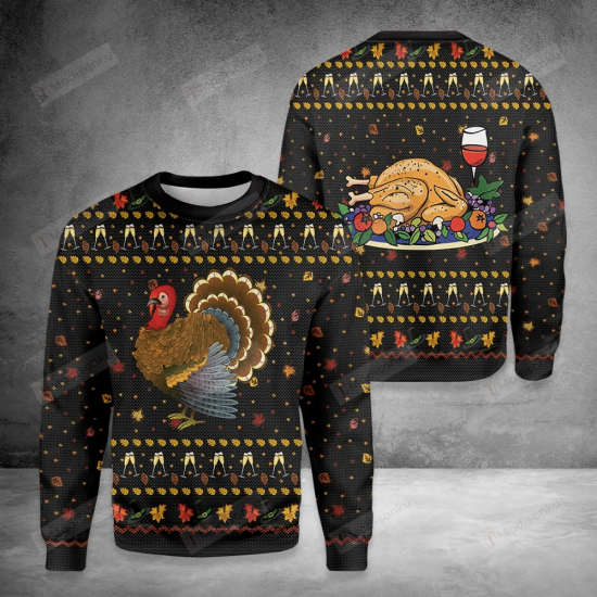 Thanksgiving Ugly Christmas Sweater