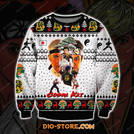 The Karate Kid Cobra Kai 3D Print Ugly Christmas Sweatshirt