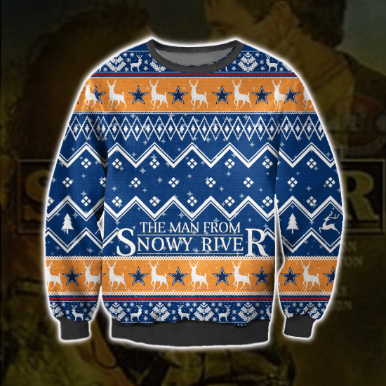 The Man From Snowy River 3D All Over Printed Ugly Sweatshirt