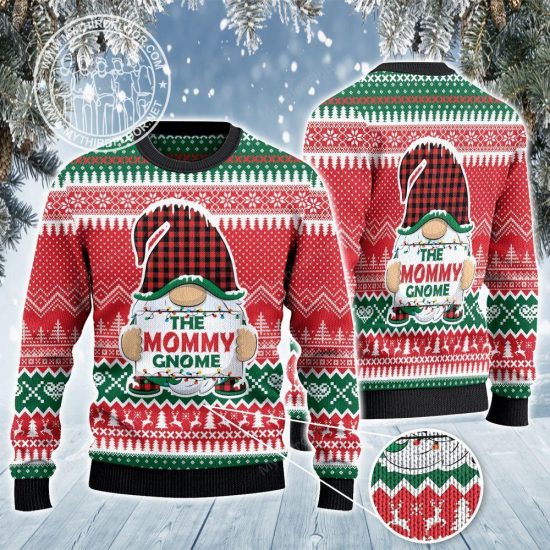 The Mommy Gnome Christmas Gift All Over Print Sweatshirt