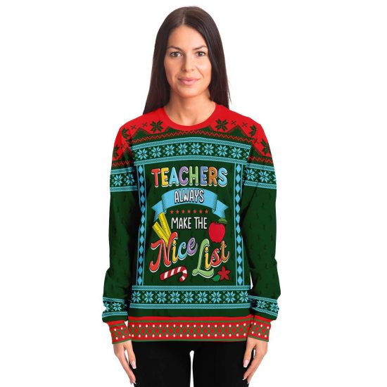 The Nice List Ugly Christmas Sweatshirt Colins Store 2