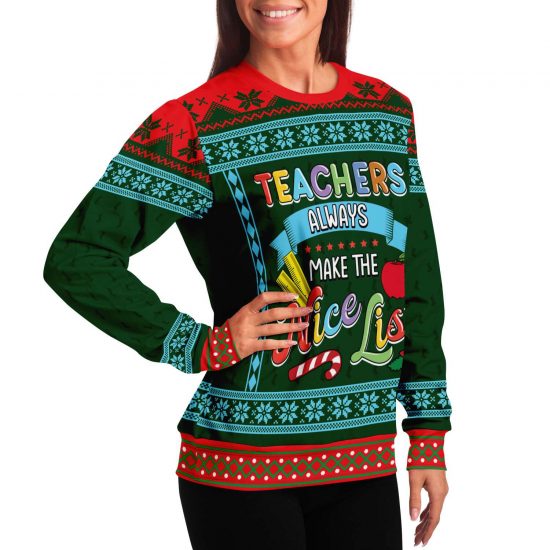 The Nice List Ugly Christmas Sweatshirt Colins Store 4