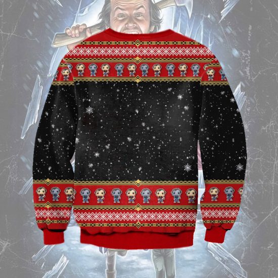 The Shining 3D All Over Printed Ugly Christmas Sweatshirt 1