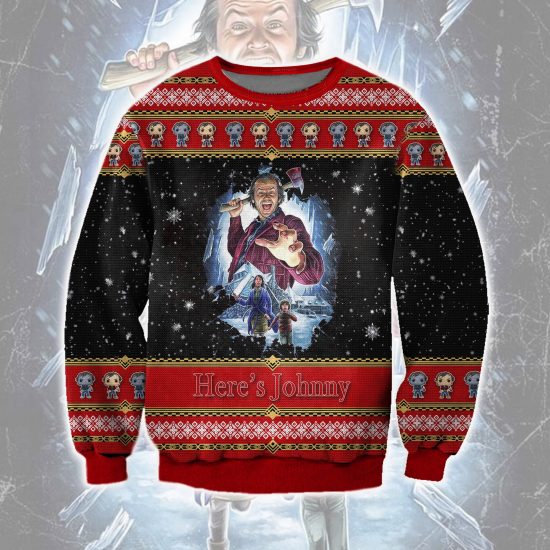 The Shining 3D All Over Printed Ugly Christmas Sweatshirt