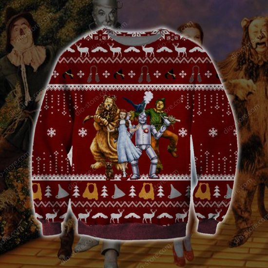 The Wizard Of Oz 3D All Over Printed Ugly Christmas Sweatshirt
