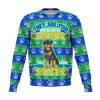 They See You When You'Re Eating Snacks Rottweiler - 3D Ugly Christmas Holiday Fashion Sweatshirt