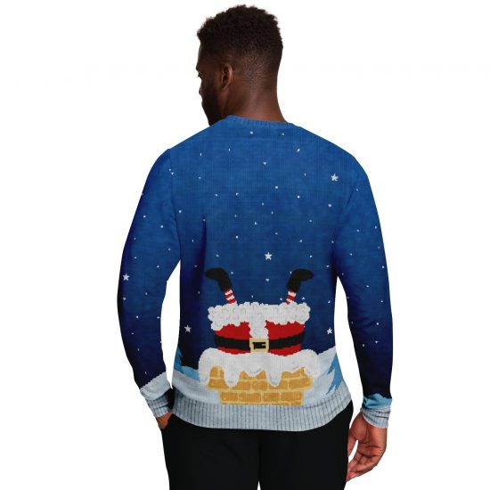 This Santa Loves To Go Down Ugly Christmas Sweatshirt Colins Store 5