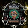 Thunder Ho Ho Ho 3D All Over Printed Ugly Christmas Sweatshirt