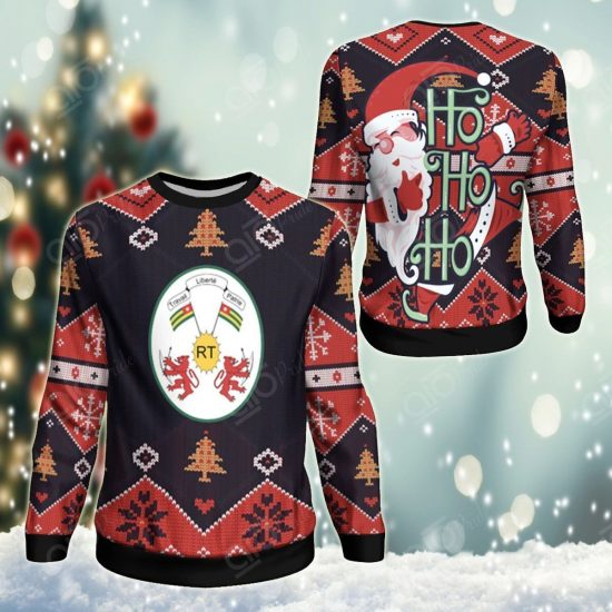 Togo Christmas Santa Claus Ho Ho Ho Unisex 3D Sweatshirt All Over Print