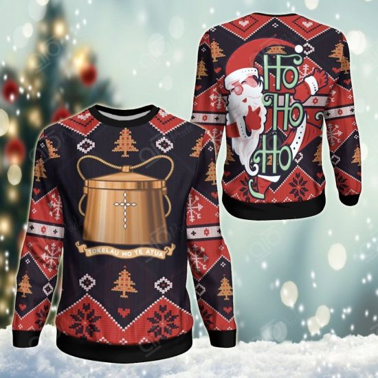 Tokelau Christmas Santa Claus Ho Ho Ho Unisex 3D Sweatshirt All Over Print