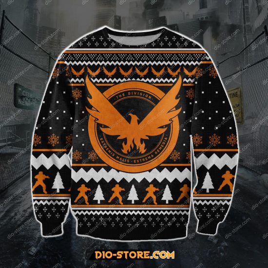Tom Clancy'S The Division 3D Print Ugly Christmas Sweatshirt