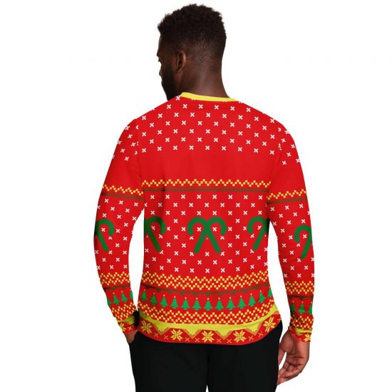 Too Lit To Quit Ugly Christmas Sweatshirt Colins Store 1