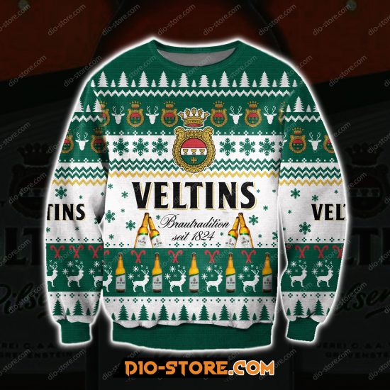 Veltins Beer 3D All Over Print Ugly Christmas Sweatshirt
