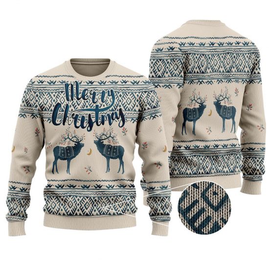 Vintage Reindeer Ugly Sweaters