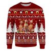 Vizsla Ugly Christmas Sweatshirt Animal Dog Cat Sweater Unisex