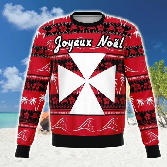 Wallis And Futuna Christmas Unisex 3D Sweatshirt All Over Print