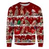 Weimaraner Snow Christmas Ugly Christmas Sweatshirt Animal Dog Cat Sweater Unisex
