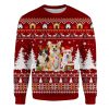 Welsh Corgi Ugly Christmas Sweatshirt Animal Dog Cat Sweater Unisex
