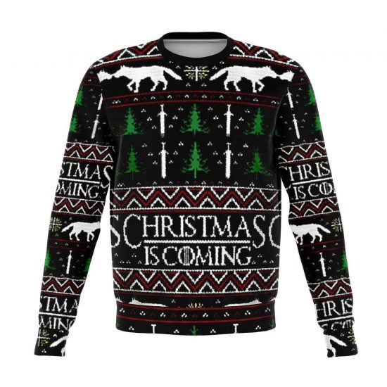 Winter Is Coming 3D Ugly Christmas Sweater Style Fashion Sweatshirt
