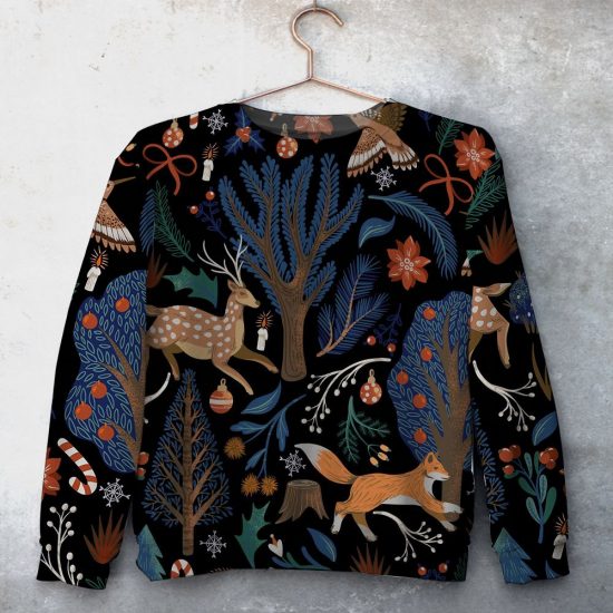 Winter Is Coming Unisex All Over Print Cotton Sweatshirt