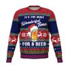 "Wonderful Time For A Beer" Ugly Christmas Sweatshirt - Colins Store