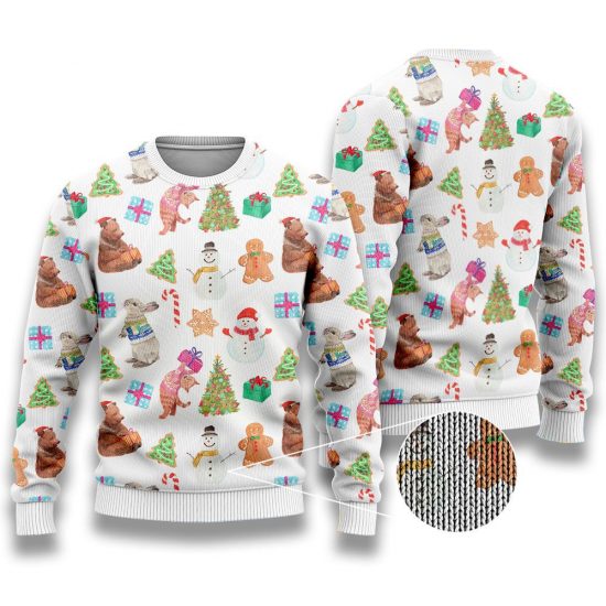 Woodland Animals Christmas Gift Ugly Sweaters