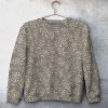 Woodland Leave Christmas Pattern Unisex All Over Print Cotton Sweatshirt