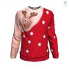 Xmas Funny Deer Ugly Christmas Sweatshirt