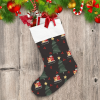 Xmas Tree Background With Fir Gift Boxes And Stars Christmas Stocking