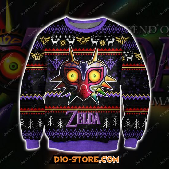 Zelda 3D All Over Printed Ugly Christmas Sweatshirt
