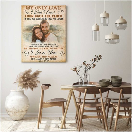 Custom Canvas Prints Personalized Gifts Wedding Anniversary Gifts Photo Gifts My Only Love Wall Art Decor 7