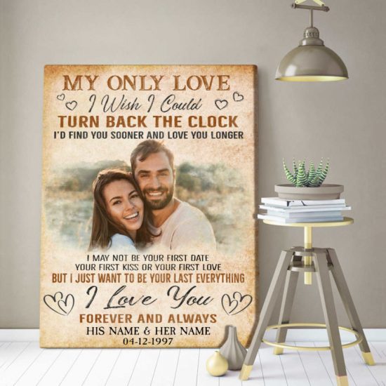 Custom Canvas Prints Personalized Gifts Wedding Anniversary Gifts Photo Gifts My Only Love Wall Art Decor 8