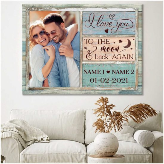 Custom Canvas Prints Personalized Gifts Wedding Anniversary Gifts Photo Gifts Window I Love You Wall Art Decor 8
