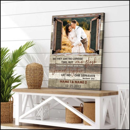Custom Canvas Prints Personalized Gifts Wedding Anniversary Gifts Photo Gifts Window Let No One Separate Wall Art Decor 7