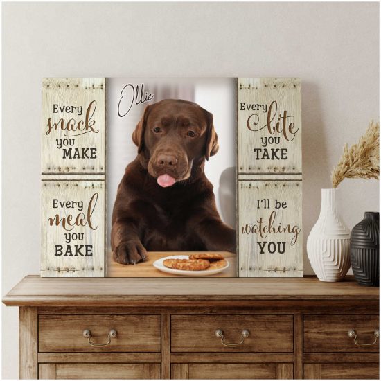 Custom Canvas Prints Personalized Pet Photo ILl Be Watching You 3