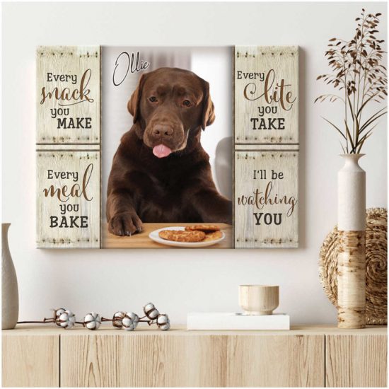 Custom Canvas Prints Personalized Pet Photo ILl Be Watching You 5