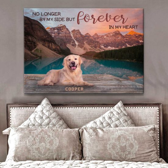 Custom Canvas Prints Personalized Pet Photo No Longer By My Side 1