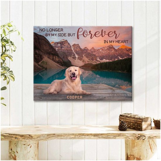 Custom Canvas Prints Personalized Pet Photo No Longer By My Side 3