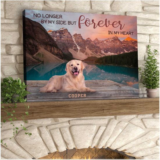 Custom Canvas Prints Personalized Pet Photo No Longer By My Side 4