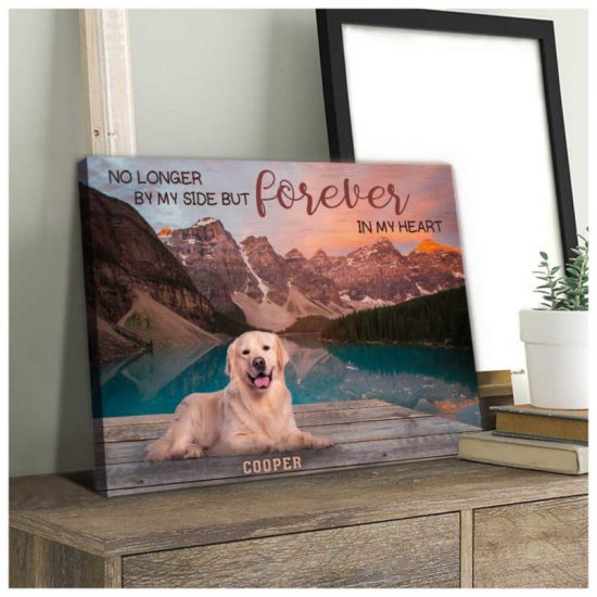 Custom Canvas Prints Personalized Pet Photo No Longer By My Side 7
