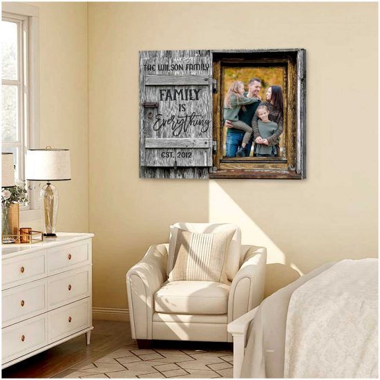 Custom Canvas Prints Personalized Photo Gifts Family Photo Family Is Everything 1
