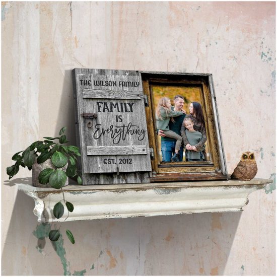 Custom Canvas Prints Personalized Photo Gifts Family Photo Family Is Everything 4