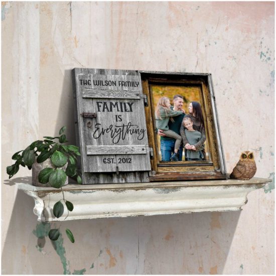 Custom Canvas Prints Personalized Photo Gifts Family Photo Family Is Everything 5