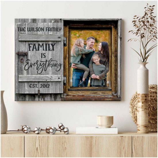 Custom Canvas Prints Personalized Photo Gifts Family Photo Family Is Everything 6