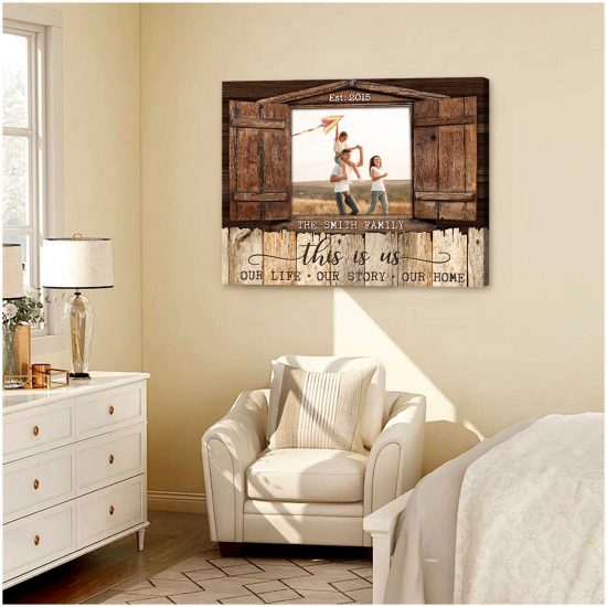 Custom Canvas Prints Personalized Photo Gifts Family Photo Window This Is Us 1