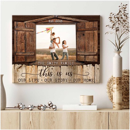 Custom Canvas Prints Personalized Photo Gifts Family Photo Window This Is Us 2